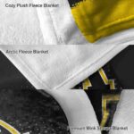 appalachian state mountaineers gradient dots black blanket premium grade