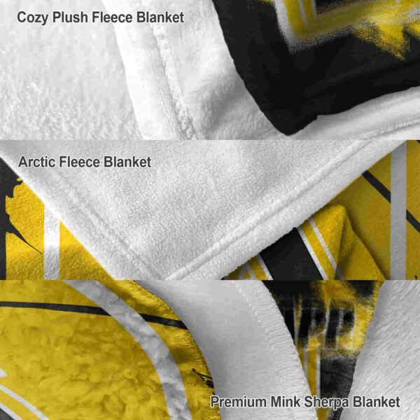 appalachian state mountaineers splatter effect black blanket premium grade