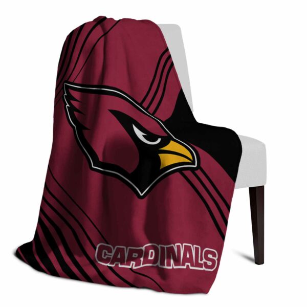 arizona cardinals diagonal stripes red blanket top rated