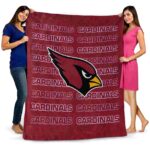 arizona cardinals fan pride red blanket fashion forward