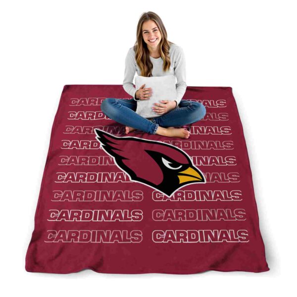 arizona cardinals fan pride red blanket high quality