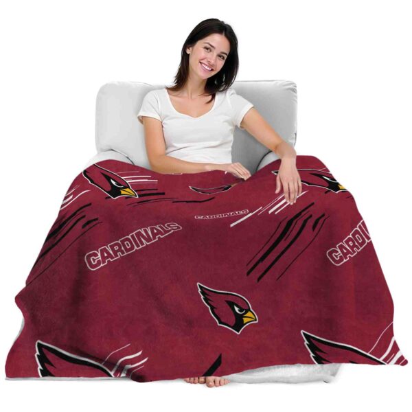 arizona cardinals fan spirit red blanket latest model