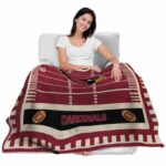 arizona cardinals football field red blanket latest model