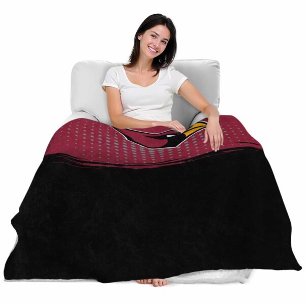arizona cardinals gradient dots red blanket latest model