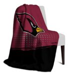arizona cardinals gradient dots red blanket top rated