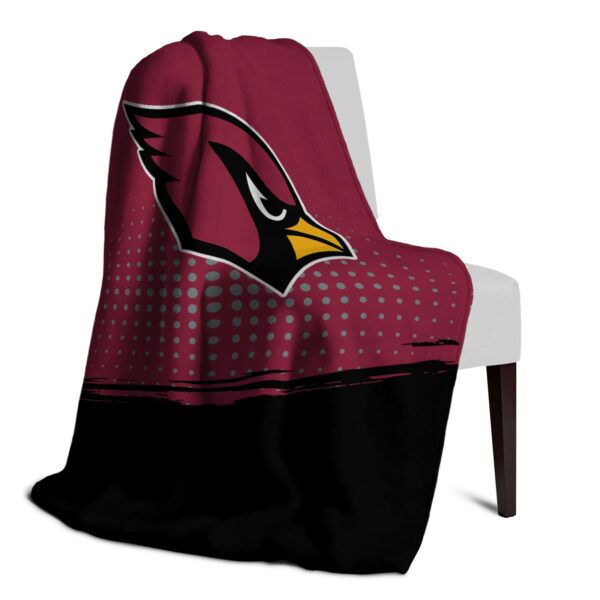 arizona cardinals gradient dots red blanket top rated