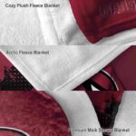 arizona cardinals grunge texture red blanket premium grade