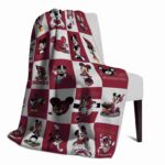 arizona cardinals mickey minnie red white blanket top rated