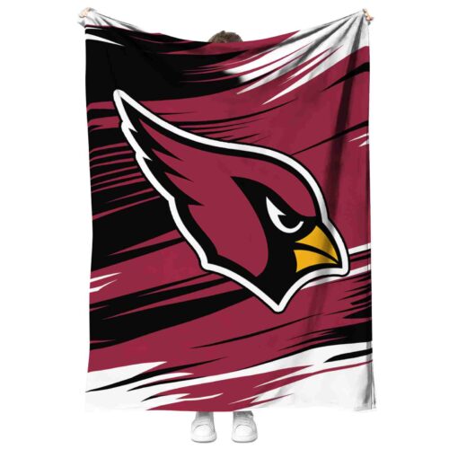 arizona cardinals paint streaks red white blanket best selling