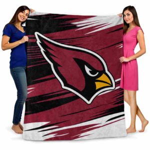 arizona cardinals paint streaks red white blanket fashion forward