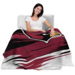 arizona cardinals paint streaks red white blanket latest model
