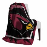 arizona cardinals splatter effect red blanket top rated