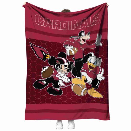 arizona cardinals three musketeers red blanket best selling
