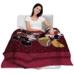 arizona cardinals three musketeers red blanket latest model