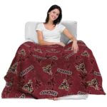 arizona coyotes diehard fans red blanket best selling