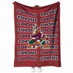 arizona coyotes fan pride red blanket best selling