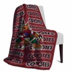 arizona coyotes fan pride red blanket best selling