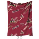 arizona coyotes fan spirit red blanket best selling