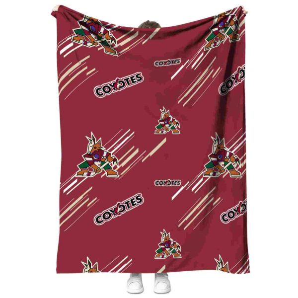 arizona coyotes fan spirit red blanket best selling