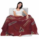 arizona coyotes fan spirit red blanket latest model