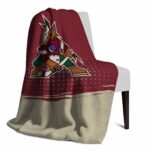 arizona coyotes gradient dots red blanket top rated