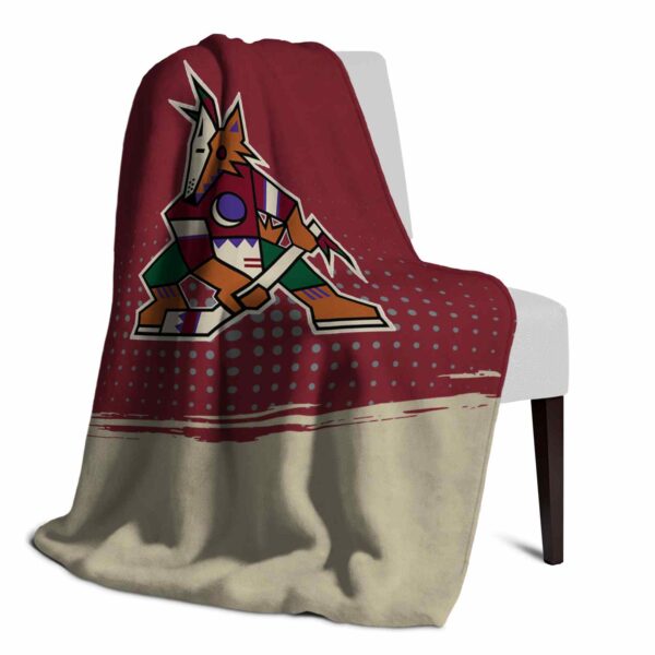 arizona coyotes gradient dots red blanket top rated