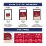 arizona coyotes gradient dots red blanket trendy