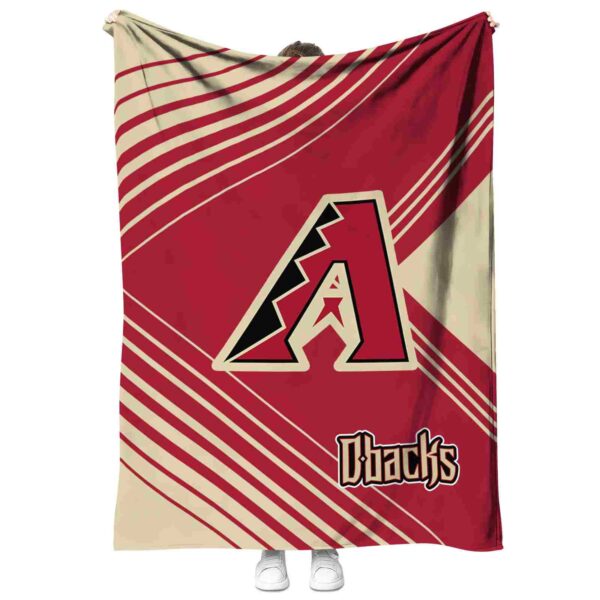 arizona diamondbacks diagonal stripes red blanket best selling
