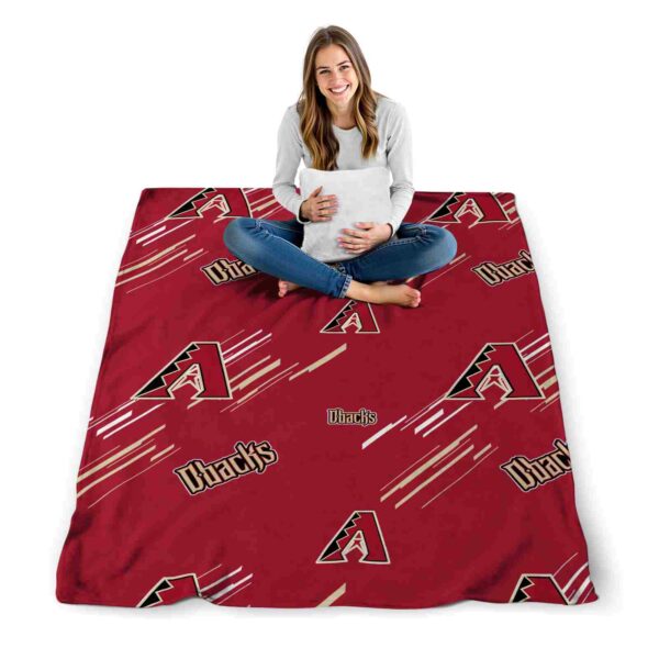 arizona diamondbacks fan spirit red blanket high quality