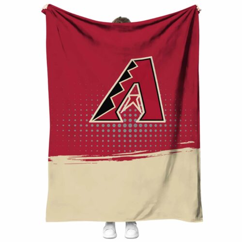 arizona diamondbacks gradient dots red blanket best selling