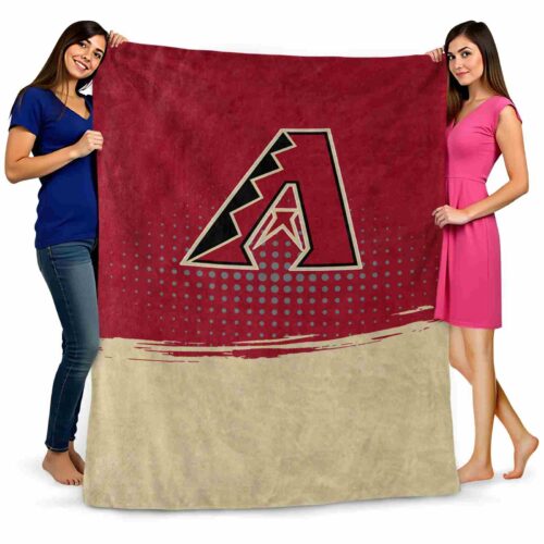 arizona diamondbacks gradient dots red blanket fashion forward