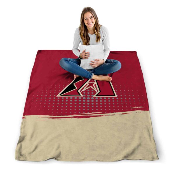 arizona diamondbacks gradient dots red blanket high quality