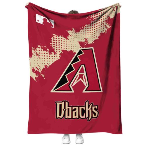 arizona diamondbacks grunge texture red blanket best selling