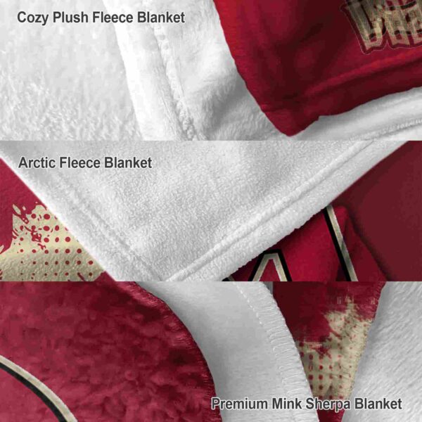 arizona diamondbacks grunge texture red blanket premium grade