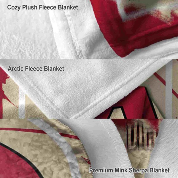 arizona diamondbacks splatter effect red blanket premium grade