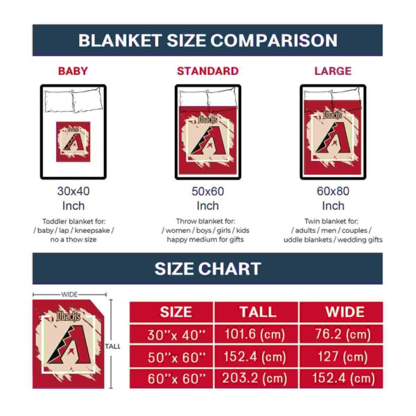 arizona diamondbacks splatter effect red blanket trendy