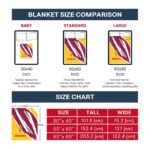 arizona state sun devils brushstrokes maroon white blanket trendy