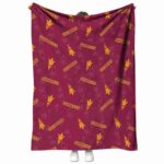 arizona state sun devils diehard fans maroon blanket best selling
