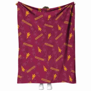 arizona state sun devils diehard fans maroon blanket best selling