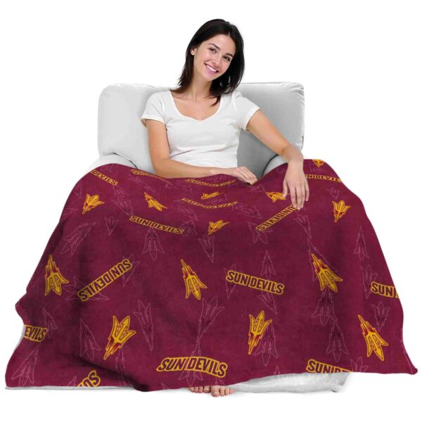 arizona state sun devils diehard fans maroon blanket latest model