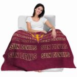 arizona state sun devils fan pride maroon blanket latest model