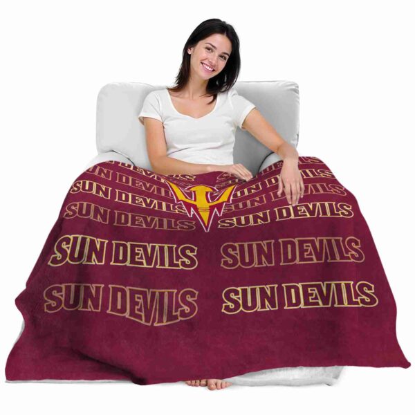 arizona state sun devils fan pride maroon blanket latest model