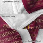 arizona state sun devils fan pride maroon blanket premium grade