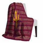 arizona state sun devils fan pride maroon blanket top rated
