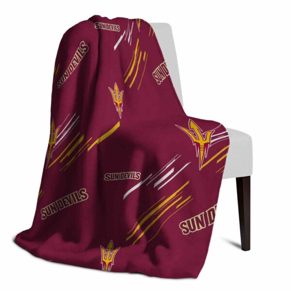 arizona state sun devils fan spirit maroon blanket top rated