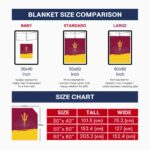 arizona state sun devils gradient dots maroon blanket trendy