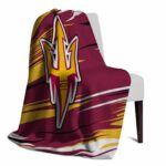 arizona state sun devils paint streaks maroon white blanket top rated