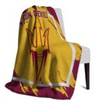 arizona state sun devils splatter effect maroon blanket best selling