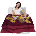 arizona state sun devils three musketeers maroon blanket best selling
