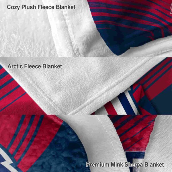 arizona wildcats diagonal stripes red blanket premium grade